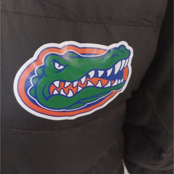 Women's Florida Gator's Black Puffer Jacket " Murphy" NCAA Sz S/M - Picture 8 of 16
